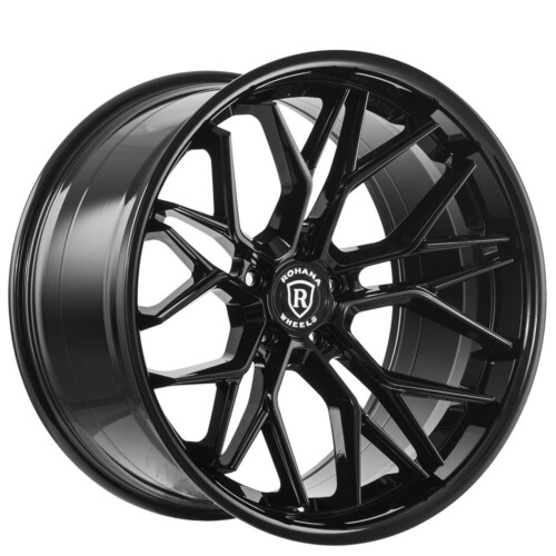 ROHANA RFC3 Wheel Rim Size 19 Matte Black with Gloss Black Lip
