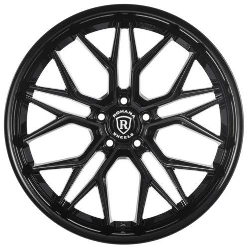 ROHANA RFC3 Wheel Rim Size 19 Matte Black with Gloss Black Lip