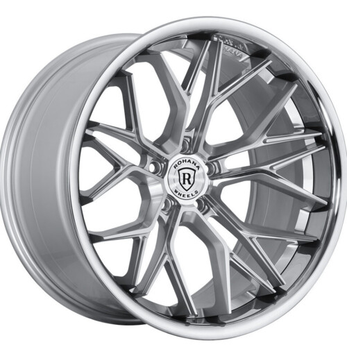 ROHANA RFC3 Size 20 Machine Silver with Chrome Lip