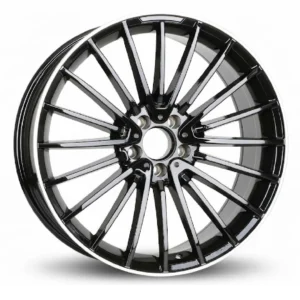 MERCEDES BENZ Wheels Rims Size 18 Inch Gloss Black w/ Machine Lip