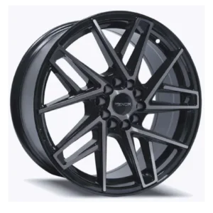 Venom 48 Wheels Size 18 Inch Gloss Black with Machined Faces