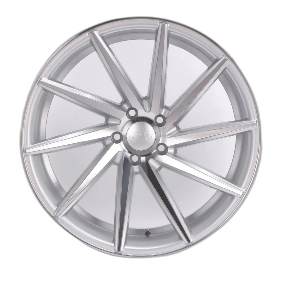 IPW W013 Wheels Rims Size 17 Machine Silver Face - Image 2