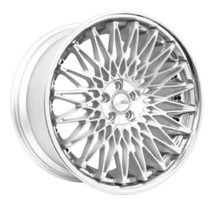 Azad AZSLS2.0 Wheels Rims 22 Inches Brushed Silver with SS Lip