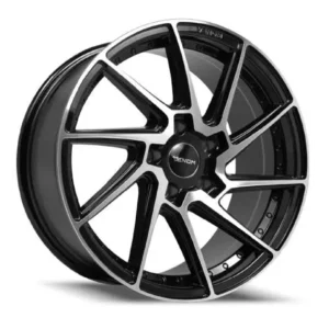 Venom 47 Wheels Size 18 Inch Gloss Black with Machine Face