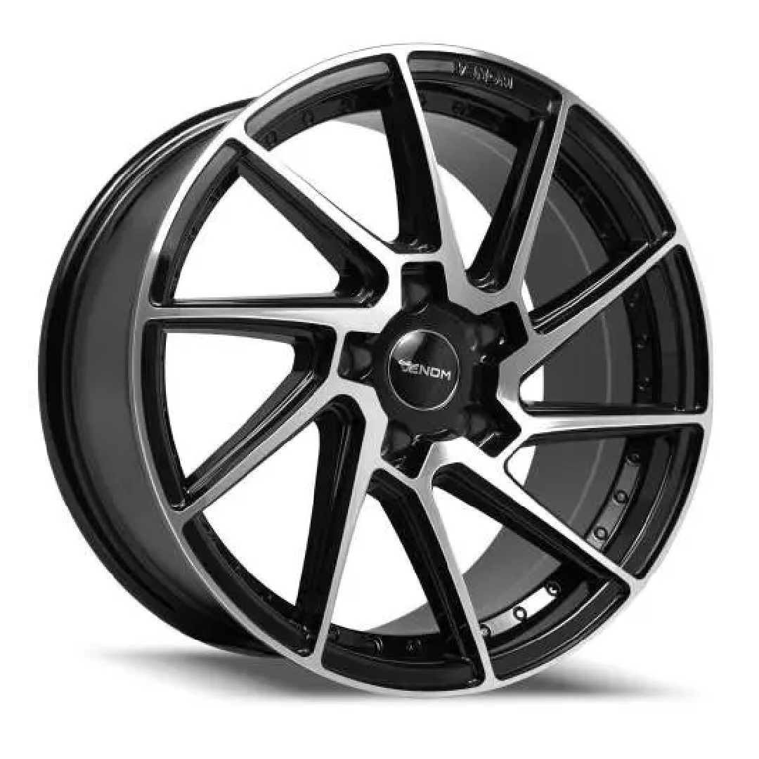 Venom 47 Wheels Size 18 Inch Gloss Black with Machine Face