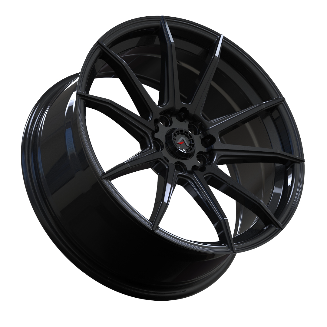 AXIA AF-101 Wheels Rims Size 18 Inch Gloss Black - Image 3