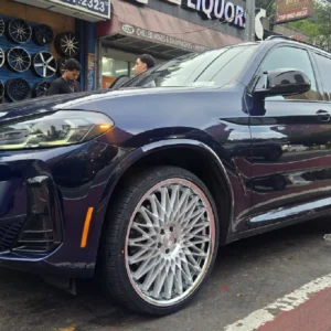 Azad AZSLS2.0 Wheels Rims 22 Inches Brushed Silver with SS Lip