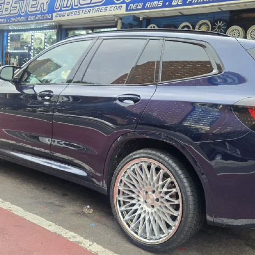 Azad AZSLS2.0 Wheels Rims 22 Inches Brushed Silver with SS Lip